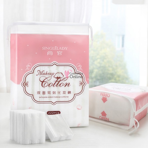 Dischete demachiante din bumbac, 222 bucati, cu 3 straturi